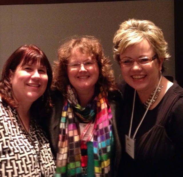 Love these ladies!  Alyson Beecher and Cynthia Alaniz . SO fortunate to attend their panel :-) 