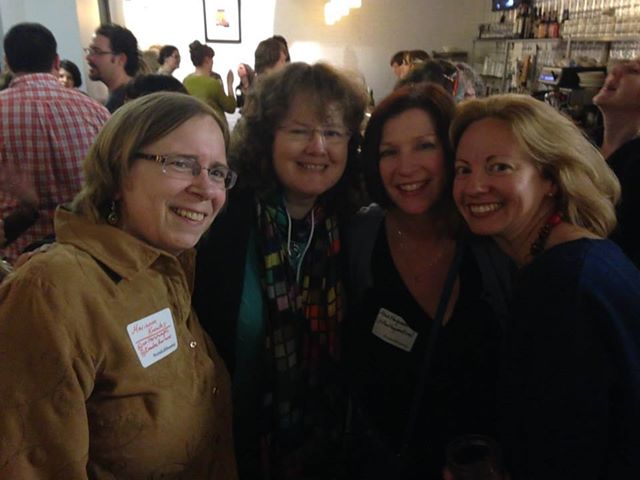 At a fun Tweet-up with Marianne Knowles, Ann Haywood Leal, and Emily Mitchell