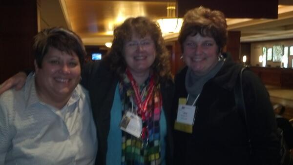 Chatting with these great ladies about books. Thanks, Heather Jensen :-)